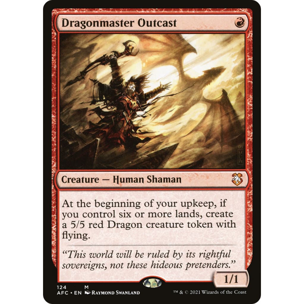 Dragonmaster Outcast (AFC-124) - Single