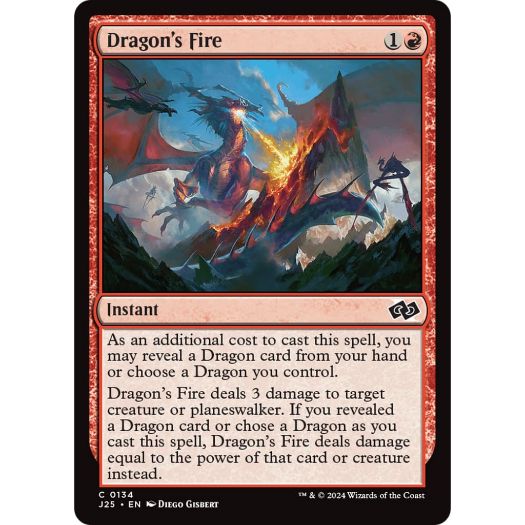 Dragon’s Fire (J25-134) - Single