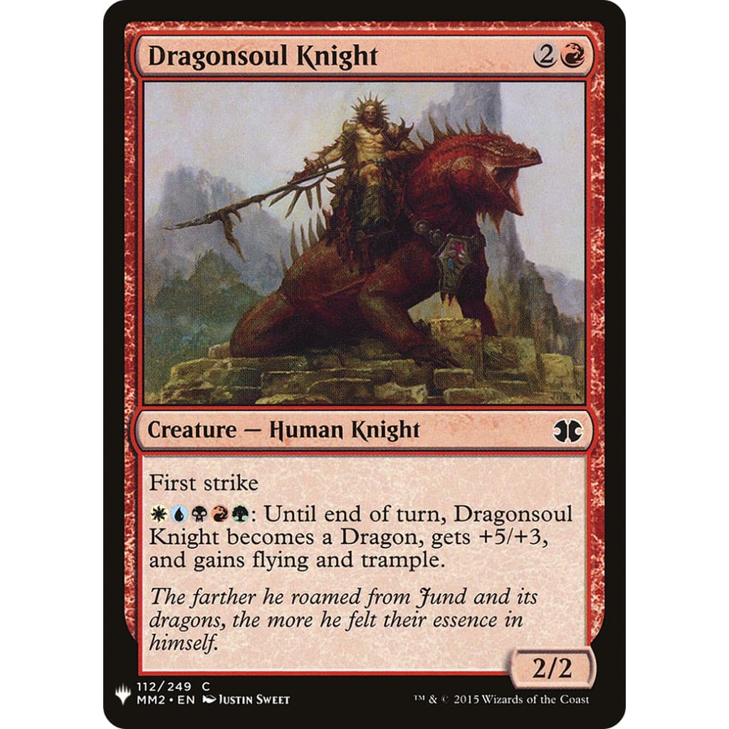 Dragonsoul Knight (PLST-MM2-112) - Single