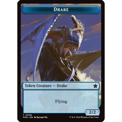 Drake // Goblin Doubled-Sided Token (-8 18) Foil - Single