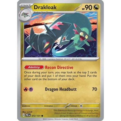Drakloak (72) Common - Single