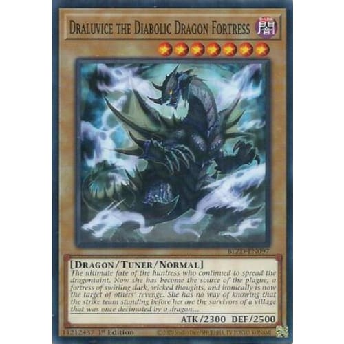 Draluvice the Diabolic Dragon Fortress - BLZD-EN097 Common