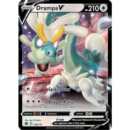 Drampa V (128/172) Holo Rare Holofoil - Single