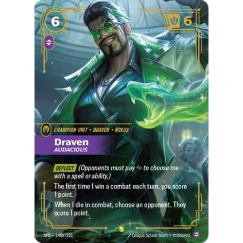 Draven - Audacious (Alternate Art) (148a/221)
