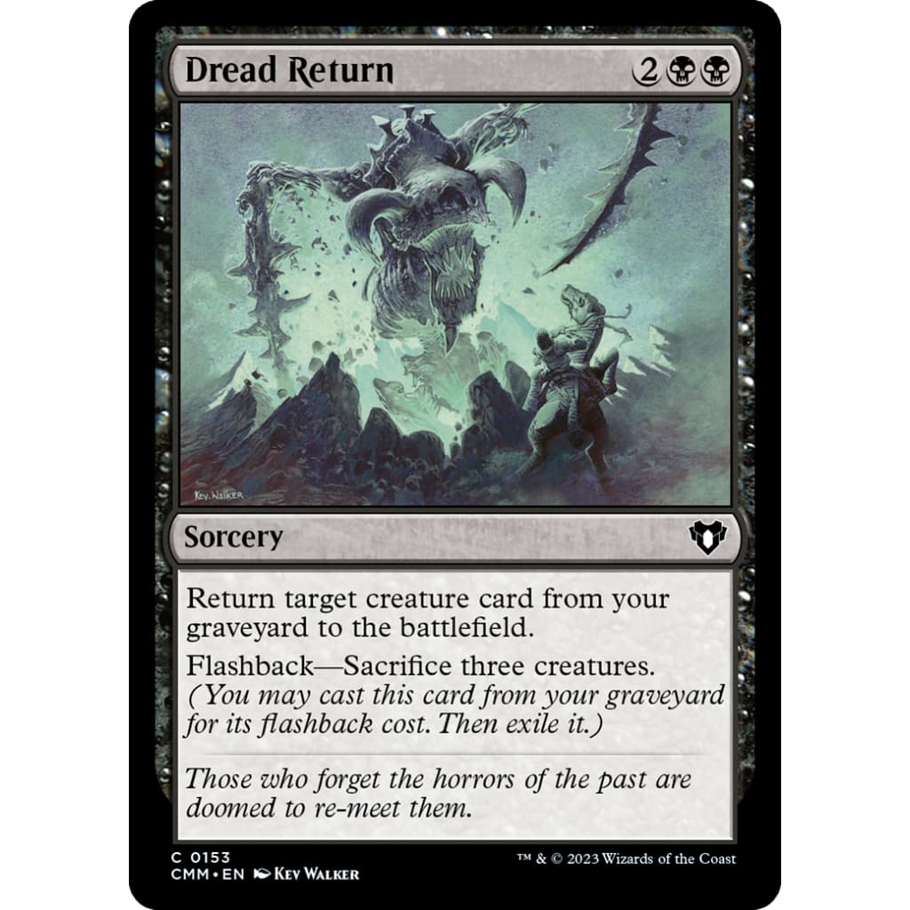 Dread Return (CMM-153) - Single