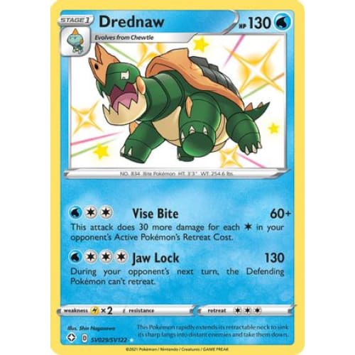 Drednaw (SV029/122) Rare Shiny Holofoil - Single