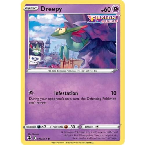 Dreepy (128/264) Common Reverse Holofoil - Single
