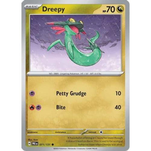 Dreepy (71) Common Reverse Holofoil - Single