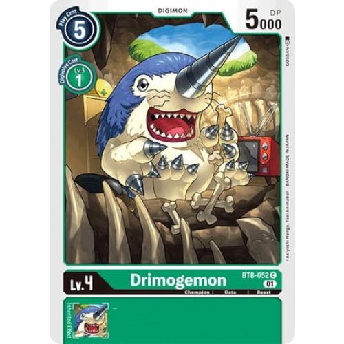 Drimogemon - BT8-052 - Common - Single