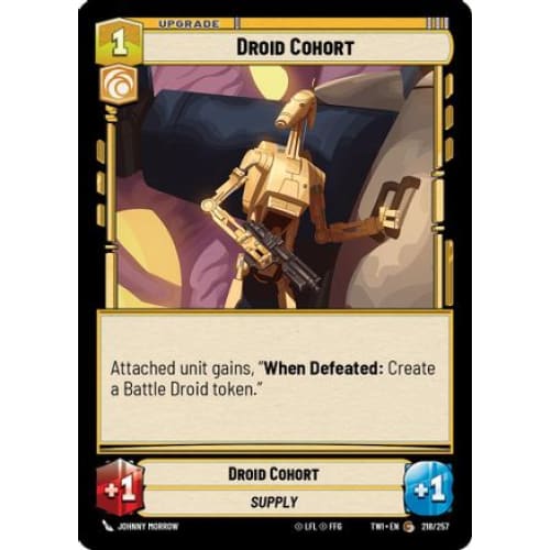 Droid Cohort (218/257) Foil - Single