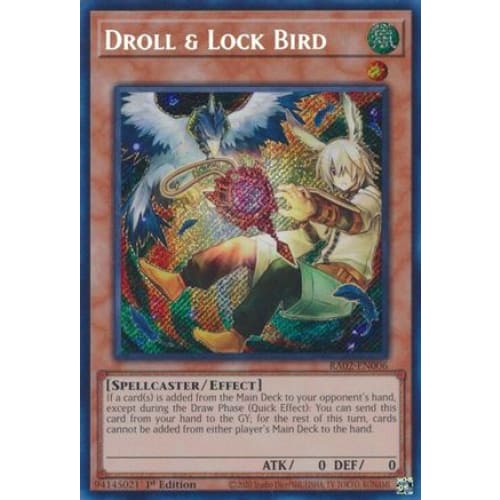 Droll & Lock Bird (Alternate Art) (Secret Rare)