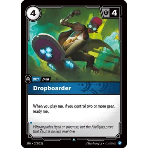 Dropboarder (072/221) - Spiritforged - Single