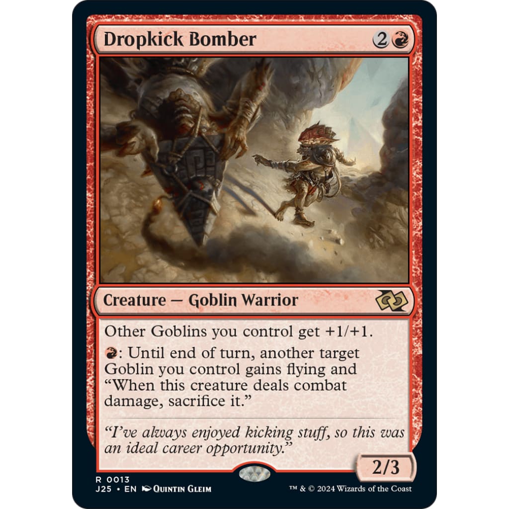Dropkick Bomber (J25-013) - Single