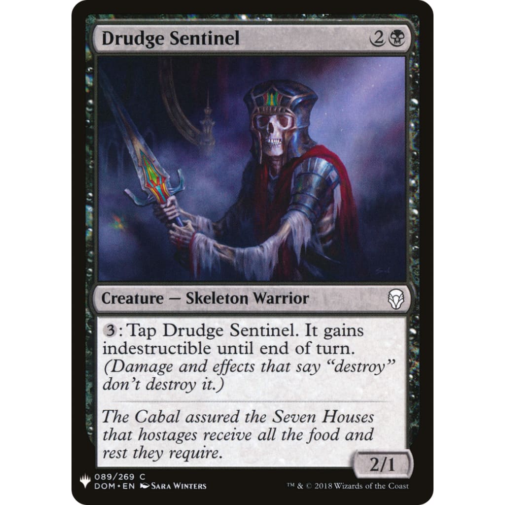 Drudge Sentinel (PLST-DOM-89) - Single