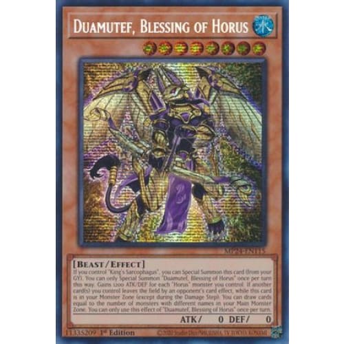 Duamutef Blessing of Horus - MP24-EN115 Prismatic Secret