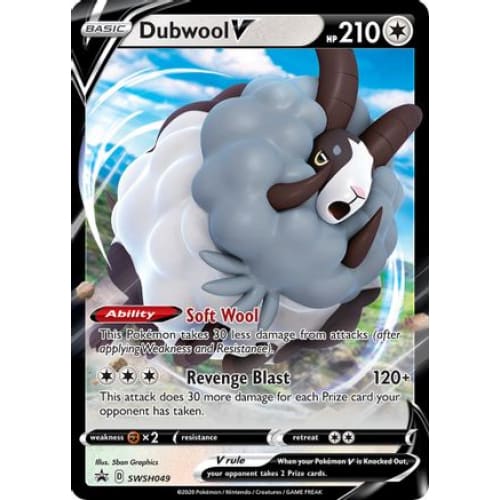 Dubwool V (SWSH049/184) Promo Holofoil - Single