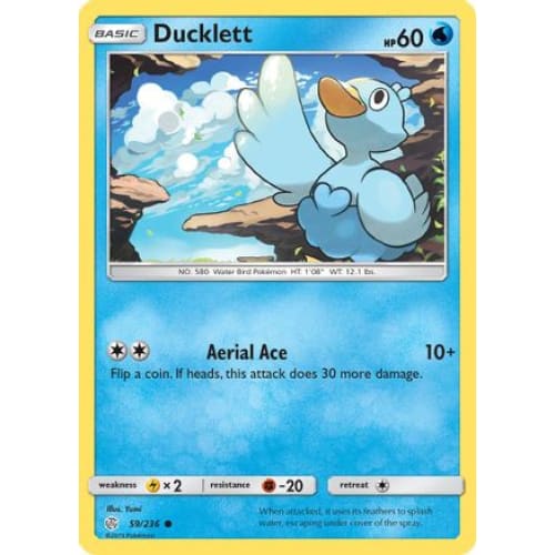 Ducklett (059/236) Common Reverse Holofoil - Single