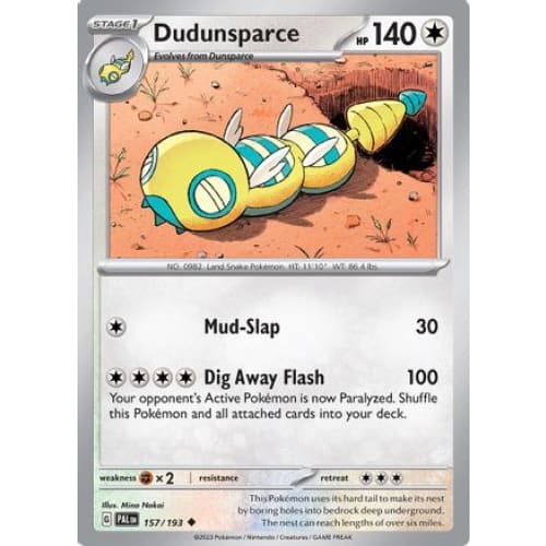 Dudunsparce (157) Uncommon - Single
