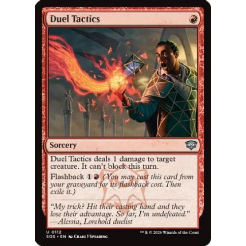 Duel Tactics (SOS-112) Foil - Single