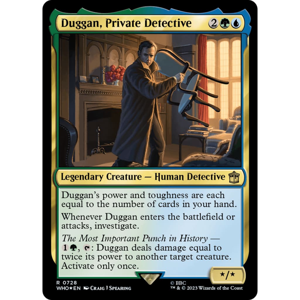 Duggan Private Detective (WHO-728) Foil - Single