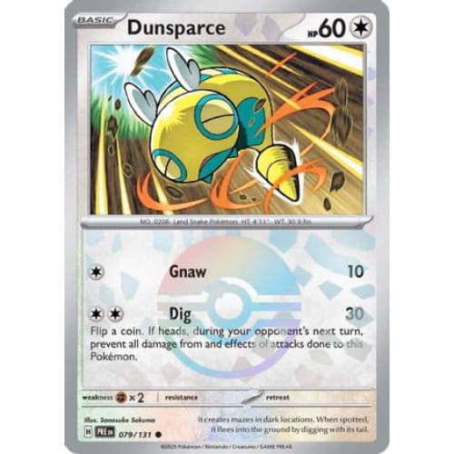 Dunsparce (Poke Ball Pattern) (79) Common Holofoil - Single