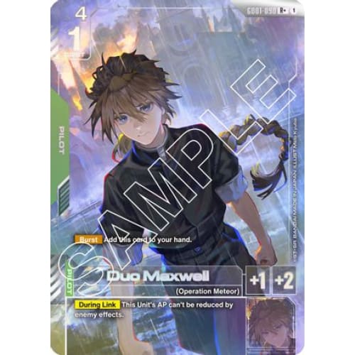 Duo Maxwell (R+) (GD01-090) - Newtype Rising Holofoil