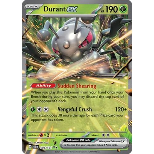 Durant ex (4) Double Rare Holofoil - Single