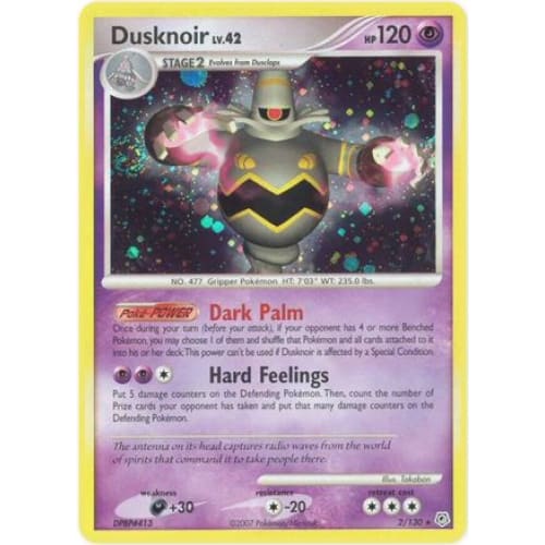 Dusknoir (002/130) Holo Rare Holofoil - Single