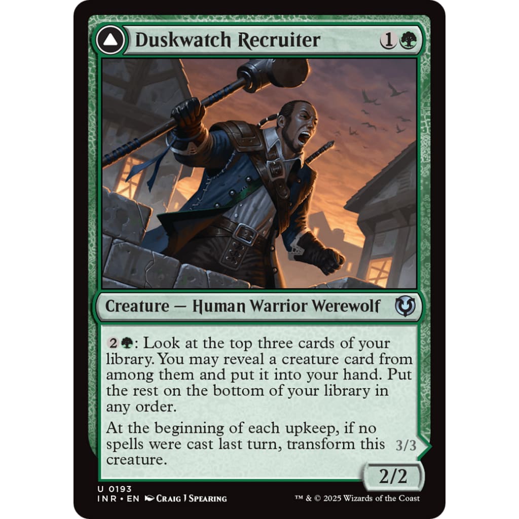 Duskwatch Recruiter (INR-193) Foil - Single