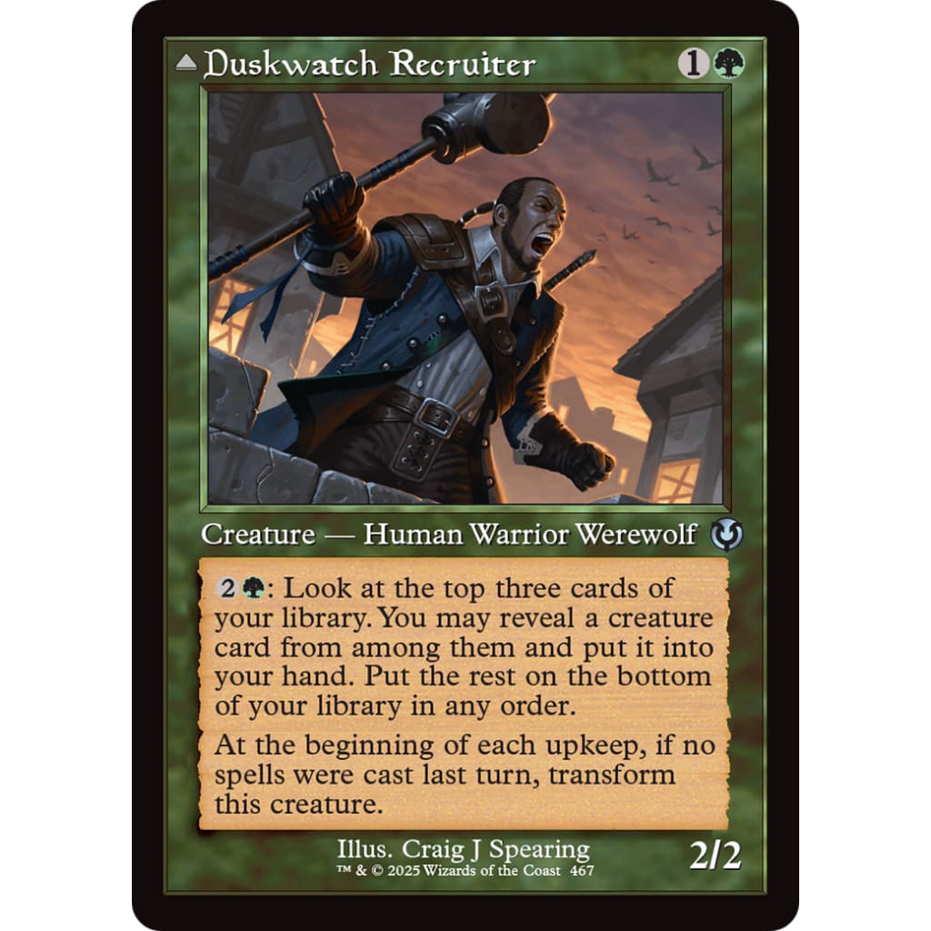 Duskwatch Recruiter (Retro Frame) (INR-467) - Single