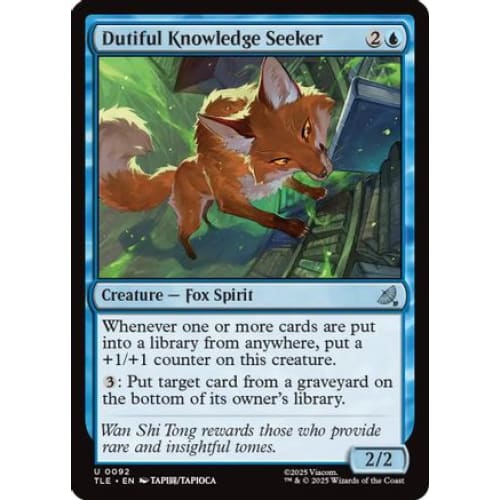 Dutiful Knowledge Seeker (TLE-092) - Single