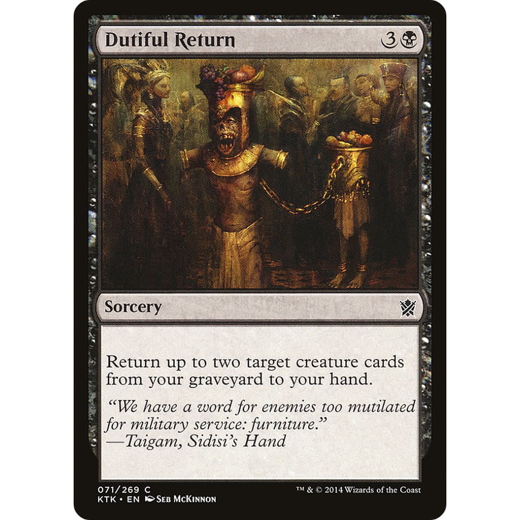 Dutiful Return (KTK-071) Foil - Single