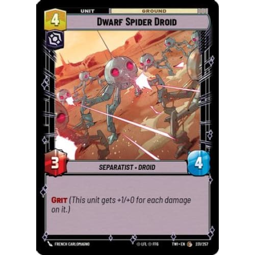 Dwarf Spider Droid (231/257) Foil - Single