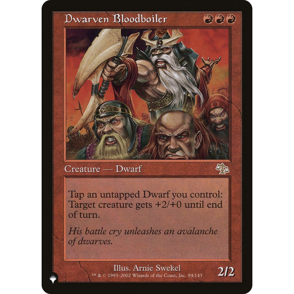 Dwarven Bloodboiler (PLST-JUD-84) - Single