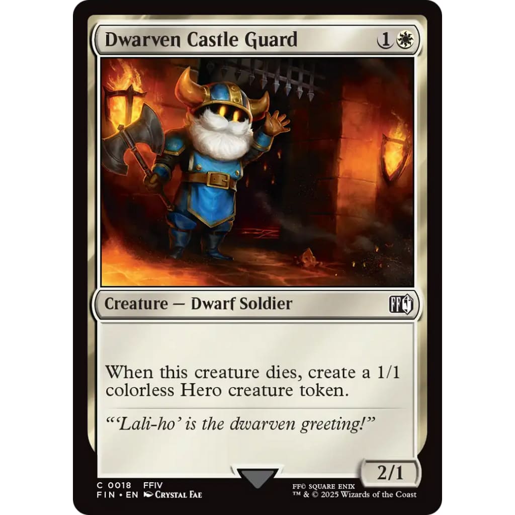 Dwarven Castle Guard (FIN-018) - Single