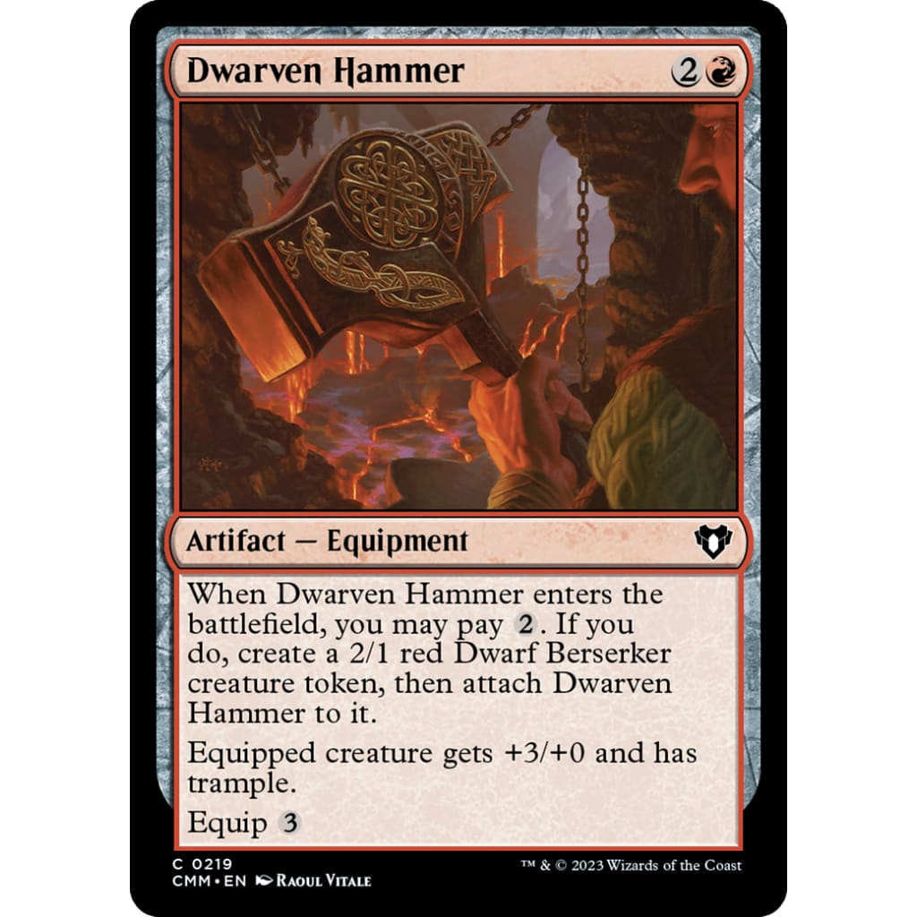 Dwarven Hammer (CMM-219) Foil - Single