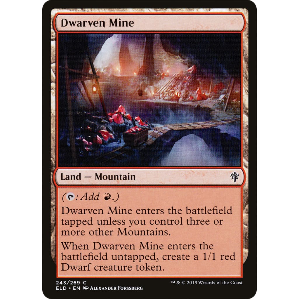 Dwarven Mine (ELD-243) Foil - Single