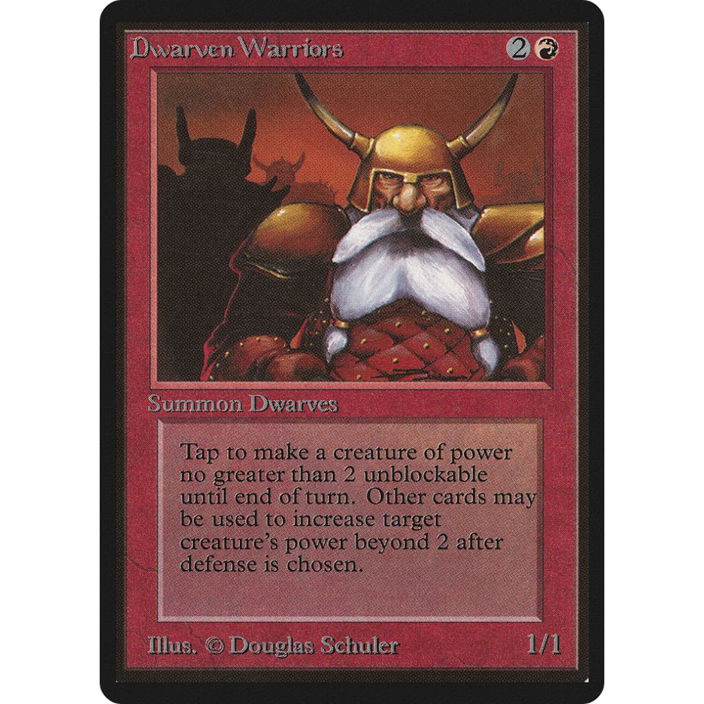 Dwarven Warriors (LEB-144) - Single