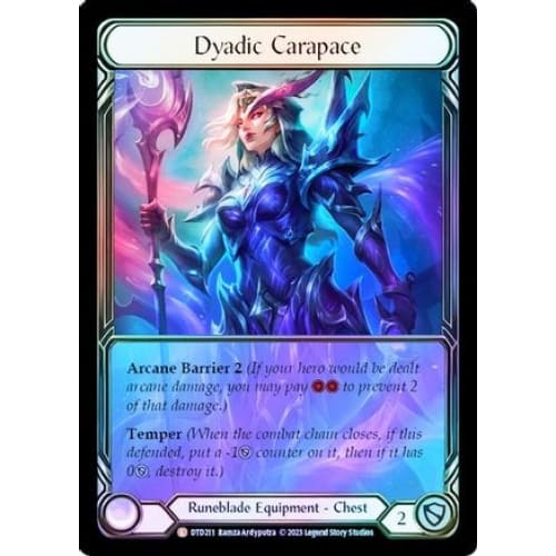 Dyadic Carapace (Extended Art) (DUSK TILL DAWN) Cold Foil
