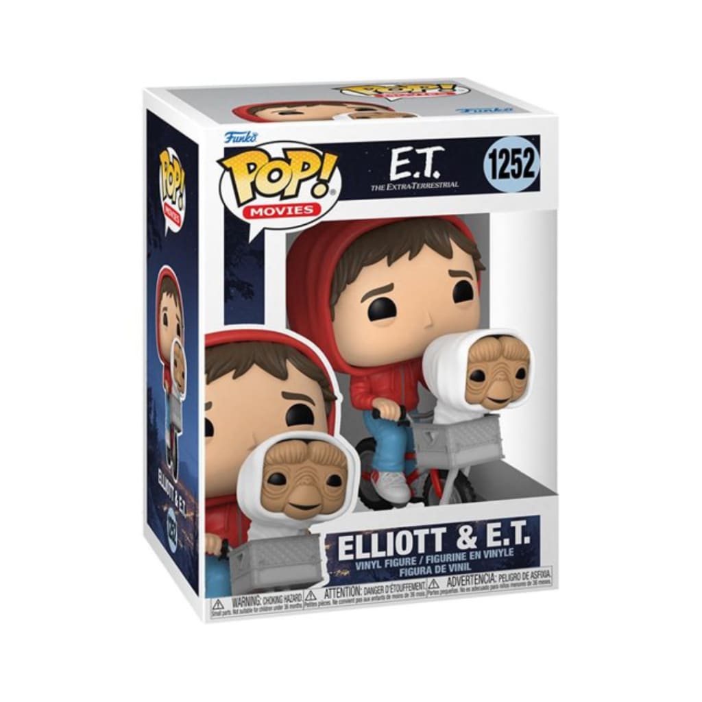 E.T. 40th Ann. Elliot with in Bike Basket Pop! Vinyl