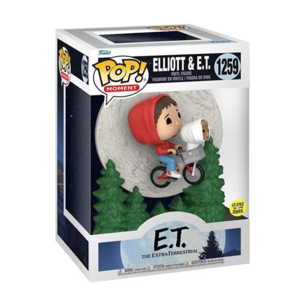 E.T. 40th Anniversary Elliot and Flying Glow-in-the-Dark