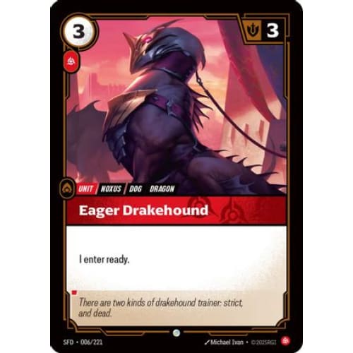 Eager Drakehound (006/221) - Spiritforged - Single