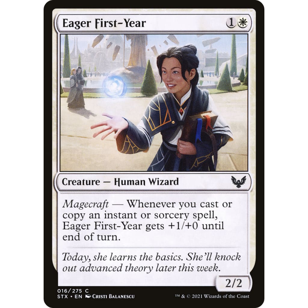 Eager First-Year (STX-016) Foil - Single