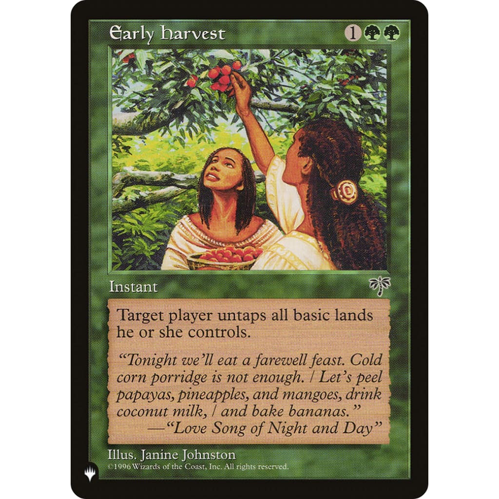 Early Harvest (PLST-MIR-213) - Single
