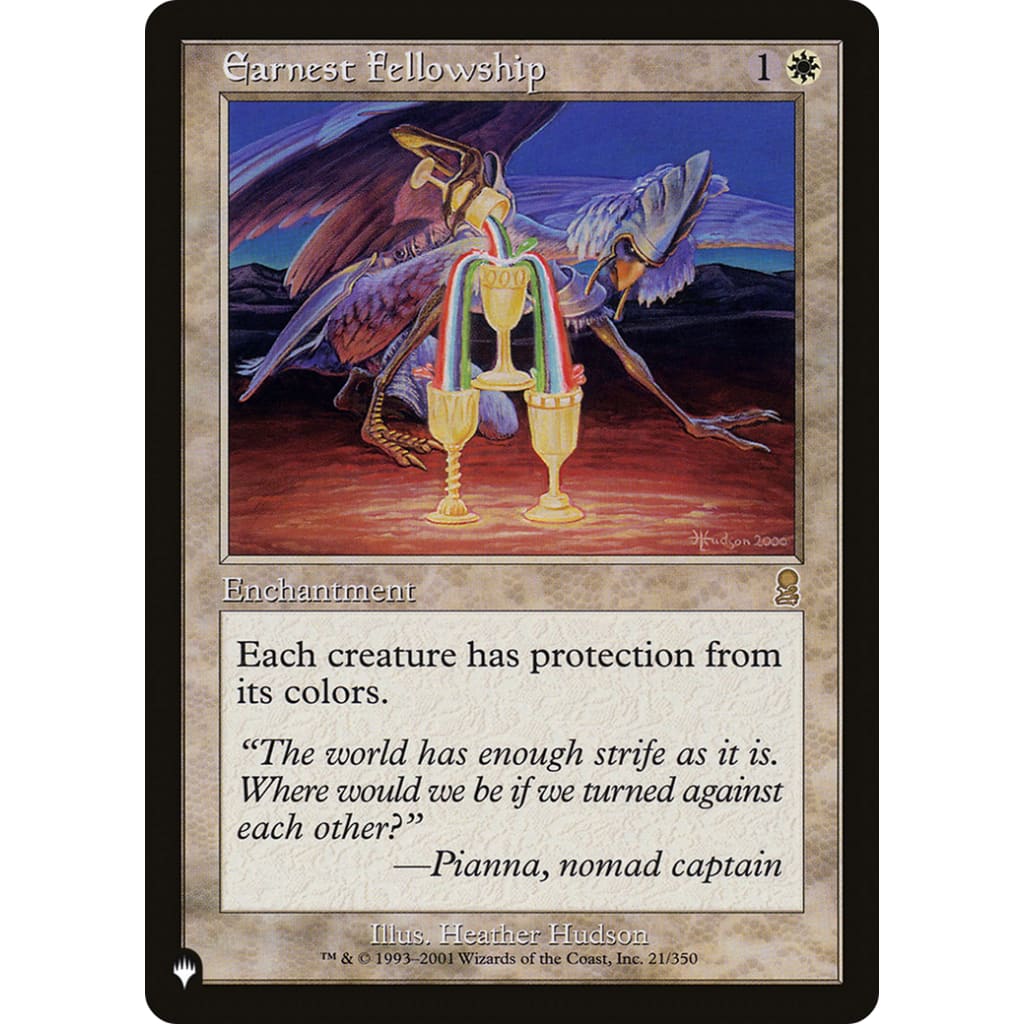 Earnest Fellowship (PLST-ODY-21) - Single