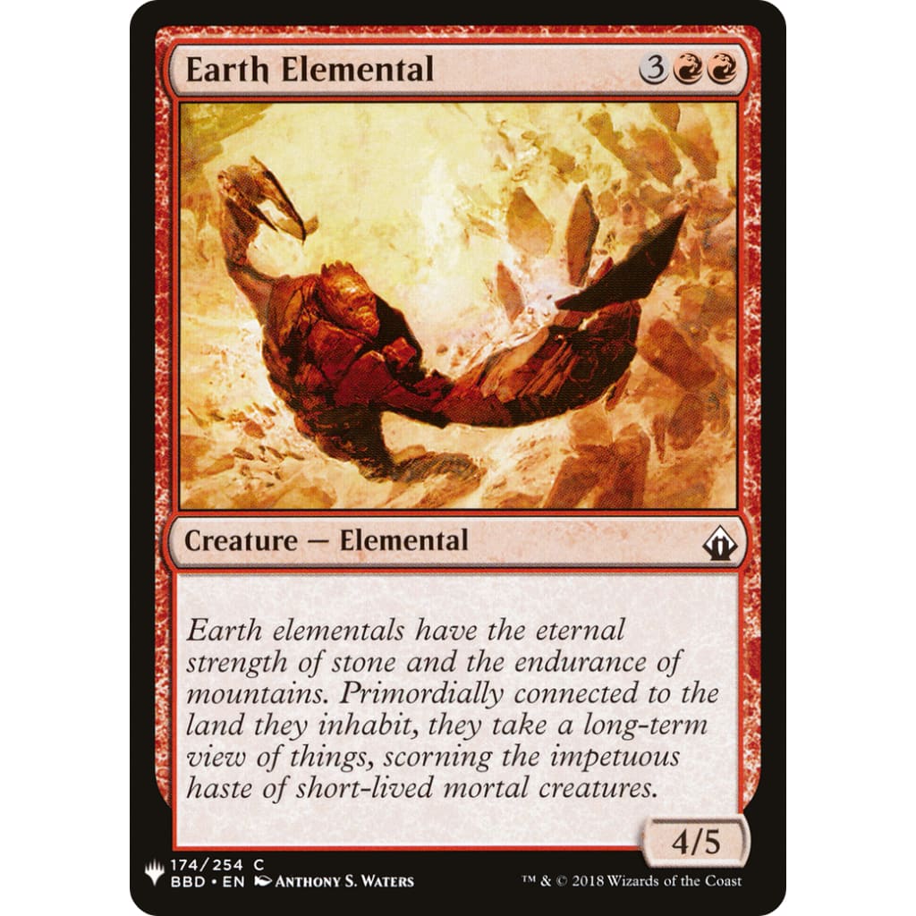 Earth Elemental (PLST-BBD-174) - Single