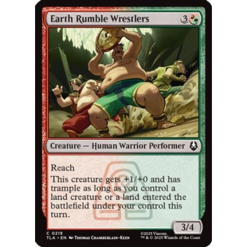 Earth Rumble Wrestlers (TLA-218) - Single