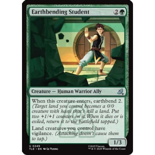 Earthbending Student (TLE-249) Foil - Single