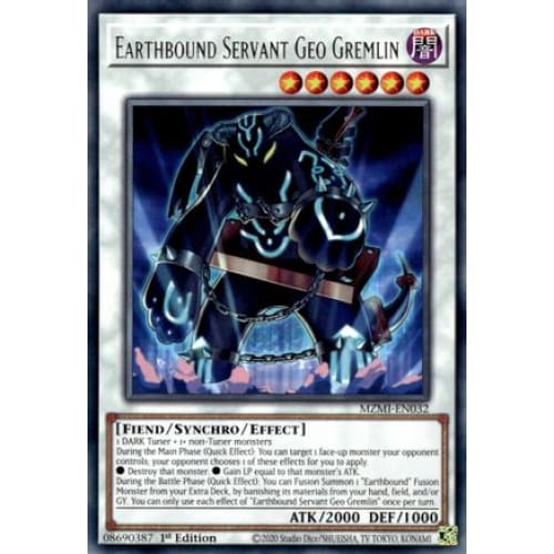 Earthbound Servant Geo Gremlin - MZMI-EN032 Rare 1st