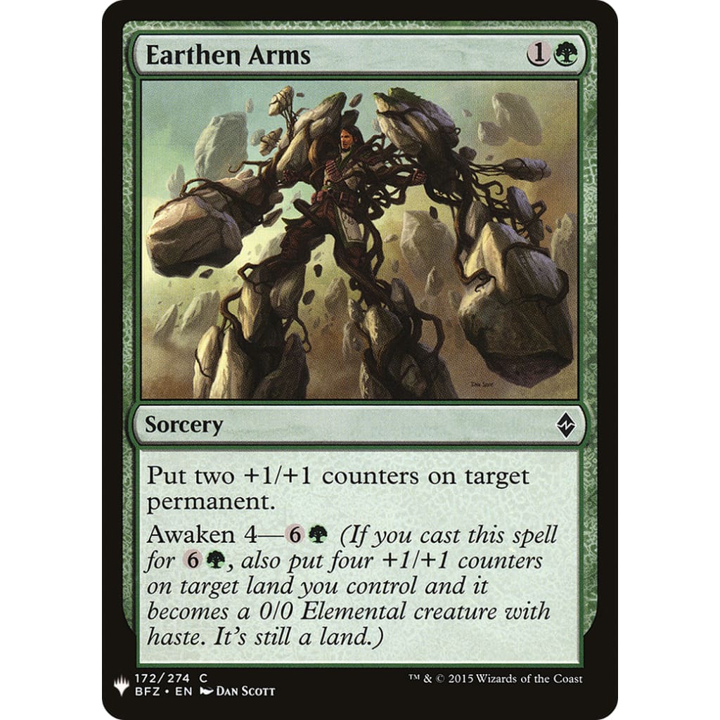 Earthen Arms (PLST-BFZ-172) - Single